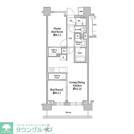 ドゥーエ西馬込の物件間取画像